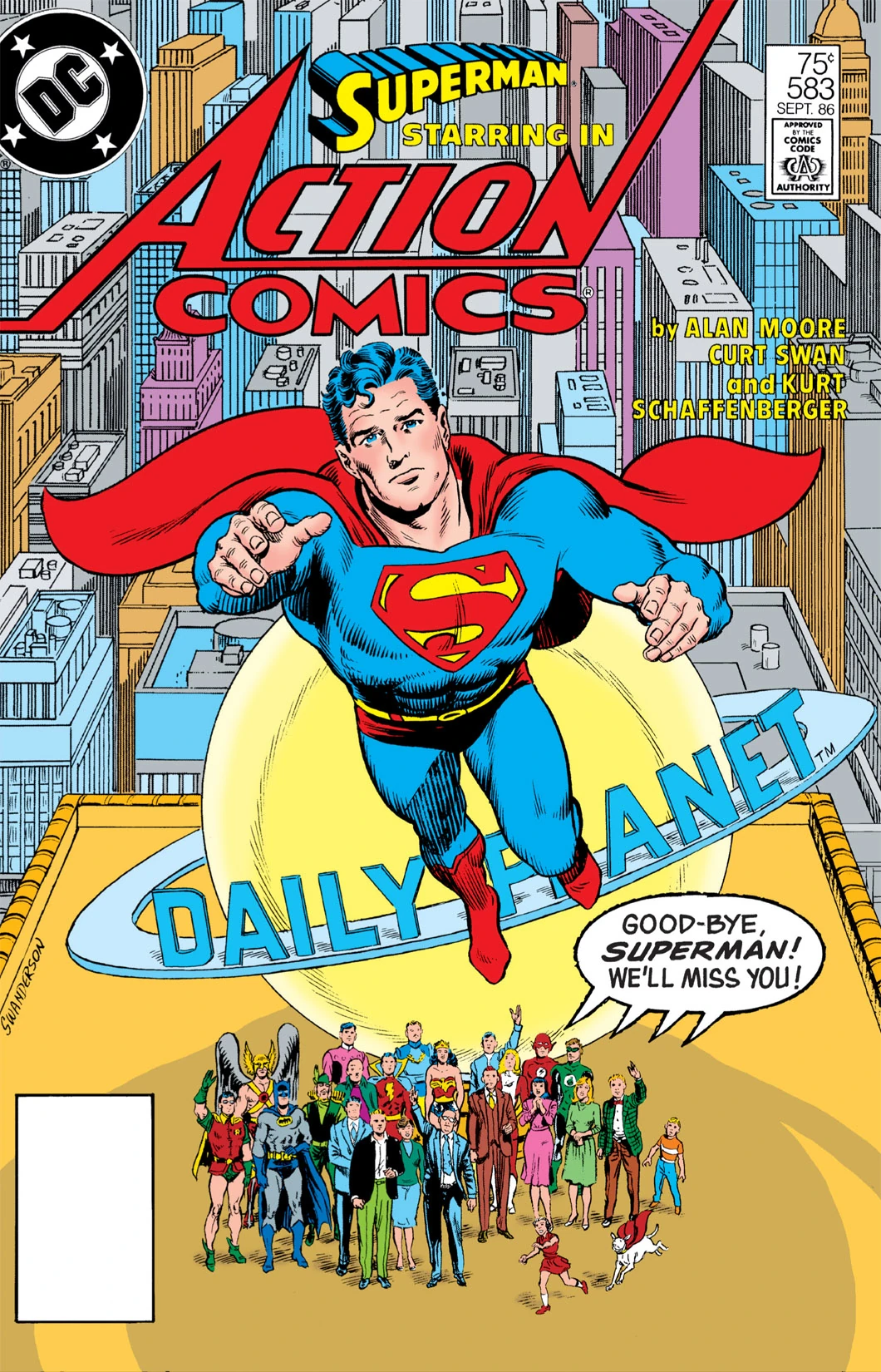 Action Comics #583 (DC, 1986 — Cover A) cover